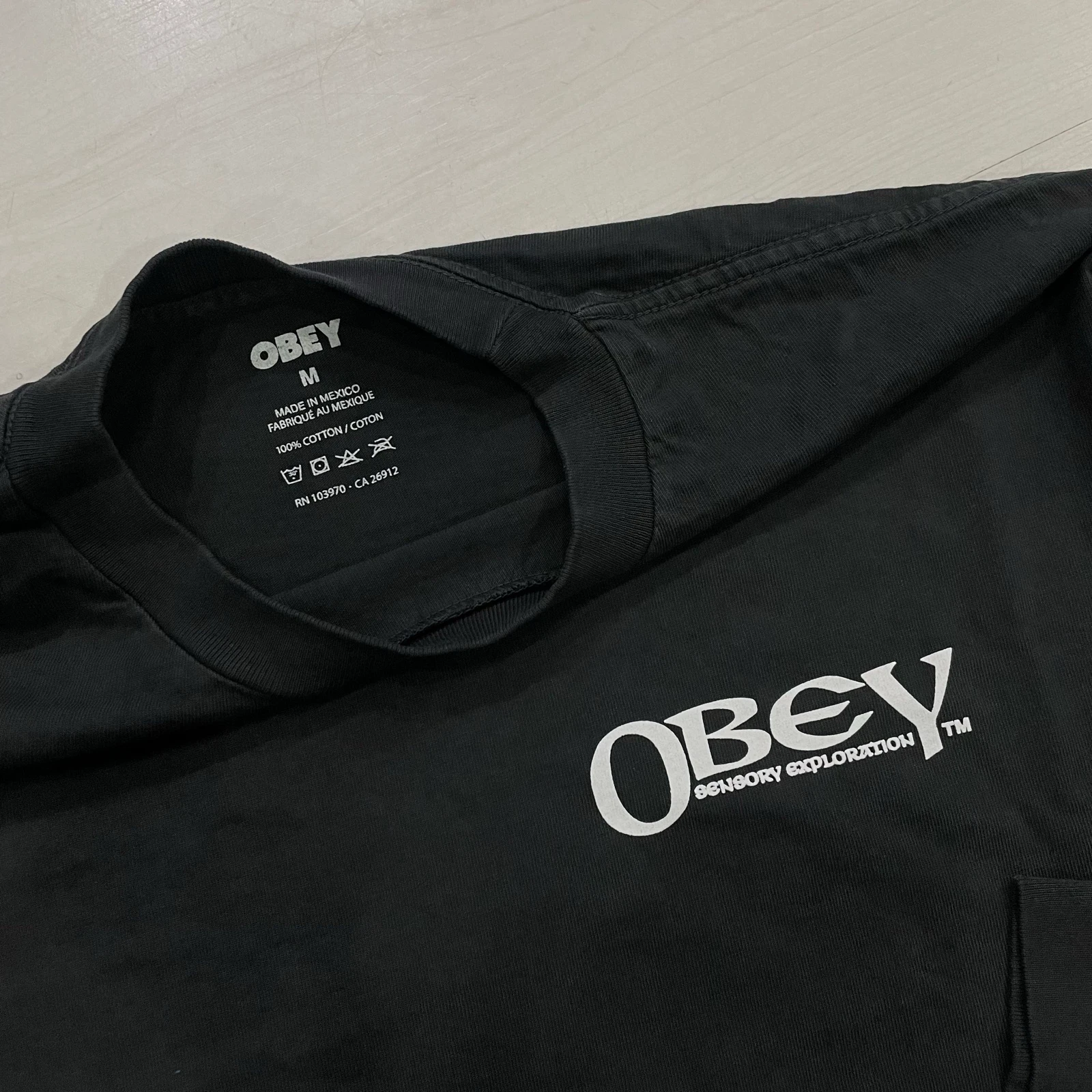 Obey - Sensory Exploration Longsleeve (Zwart) – photo 3